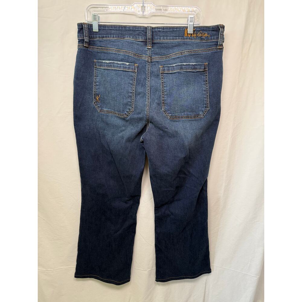 Kut from the Kloth Nikki High Rise Kick Flare Jeans, Size 16 - Picture 2 of 6